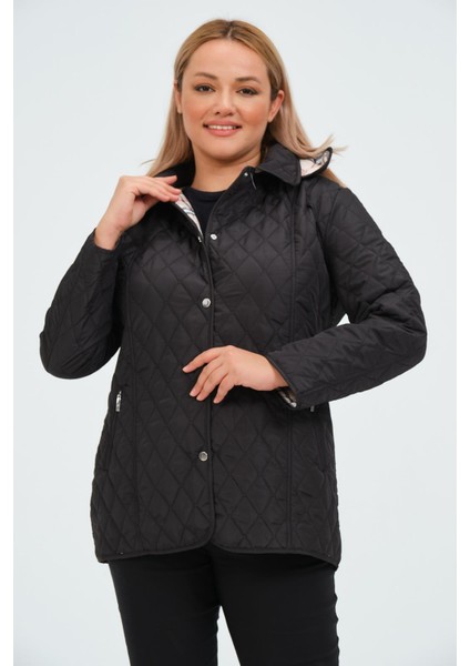 Güzide Kadın Mevsimlik Kısa Kapitone Mont