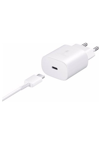 Apple 13-14-15 25W Beyaz Usb-C Şarj Aadaptörü