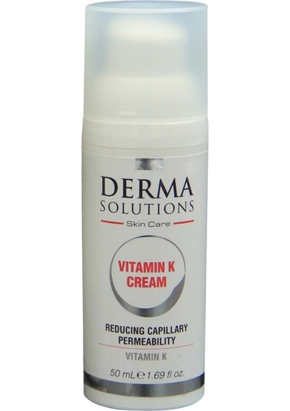 Derma Solutions Vıtamın K Cream - K Vitamini Cilt Bakım Kremi 50 ml