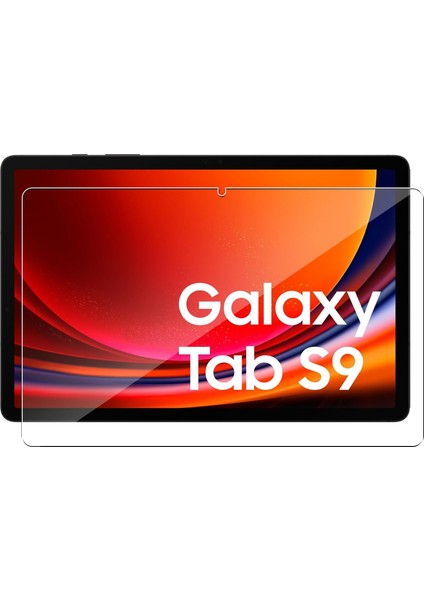 MTK Moveteck Samsung Galaxy Tab S9 11 Inç Tablet Kılıfı Anti Darbe Önler Şeffaf Silikon ve Ekran Koruyucu Set Ön Arka Tam Kaplama SM-X710