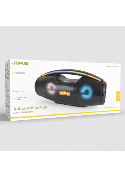 Joibox Major Plus Taşınabilir Bluetooth Hoparlör Fm Radyo Rgb Bt V5.1