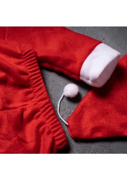 Erkek Çocuk Noel Baba Kostümü Noel Kıyafeti Yılbaşı Kostüm modelleri