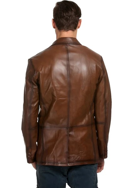 Hakiki Deri Blazer Ceket