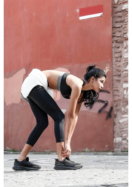 27366 Kadın Sneaker Spor Ayakkabı Siyah Gri indirimleri