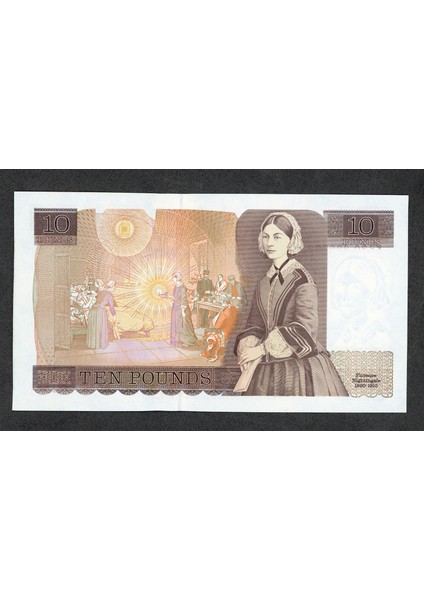 Ingiltere Great Britain 10 Pounds 1991-92 PICK#379F W/ Queen Unc Çil *kraliçe Banknot fiyatları
