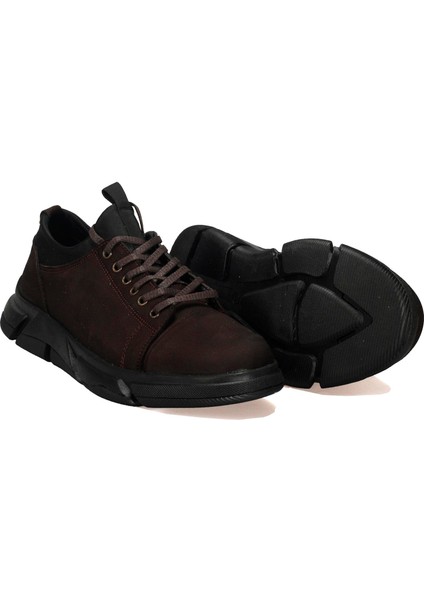 Bordolli Kahverengi Nubuk Bağcıklı Deri Erkek Ayakkabı fiyatları