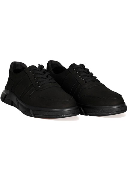 Bordolli Siyah Nubuk Kışlık Deri Erkek Ayakkabı modelleri