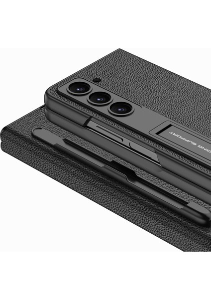 Galaxy Z Fold 5 Kılıf Kalem Bölmeli Droga Kapak modelleri