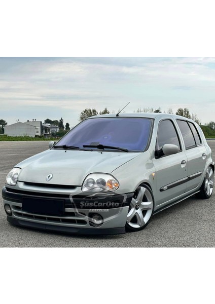 Renault Clio Symbol Hb&sedan 1998-2002 Uyumlu Üniversal Astra H Lip Esnek Ön Lip 2 Parça Tampon Altı Dil Karlık Ön Ek