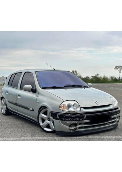 Renault Clio Symbol Hb&sedan 1998-2002 Uyumlu Üniversal Astra H Lip Esnek Ön Lip 2 Parça Tampon Altı Dil Karlık Ön Ek