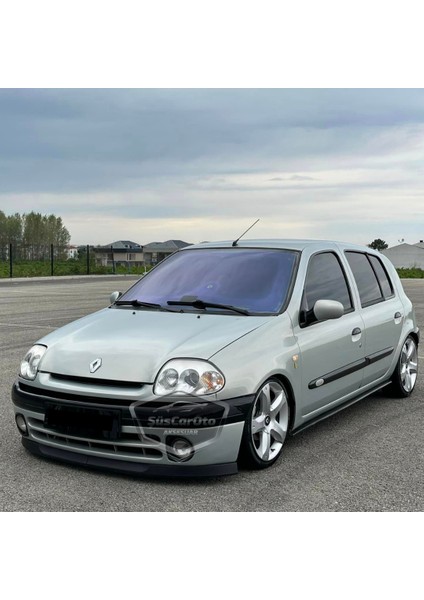 Renault Clio Symbol Hb&sedan 1998-2002 Uyumlu Üniversal Astra H Lip Esnek Ön Lip 2 Parça Tampon Altı Dil Karlık Ön Ek