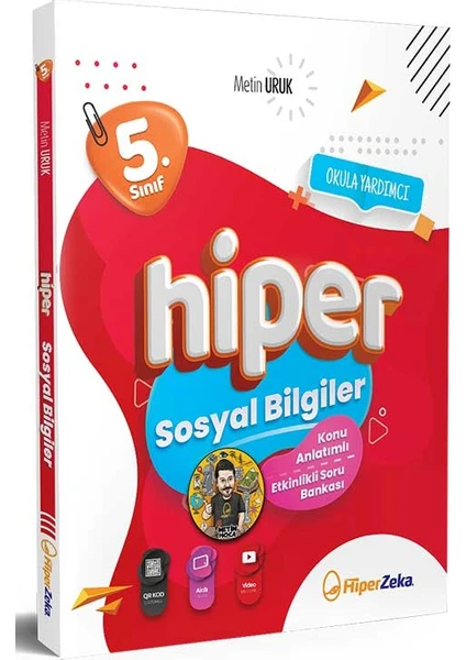 Hiper Zeka Yayınları 5. Sınıf Sosyal Bilgiler Hiper Konu Anlatımlı Soru Bankası