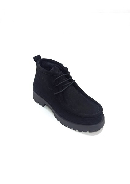 Siyah Deri Kadın Sisley Bot Ayakkabı fiyatları