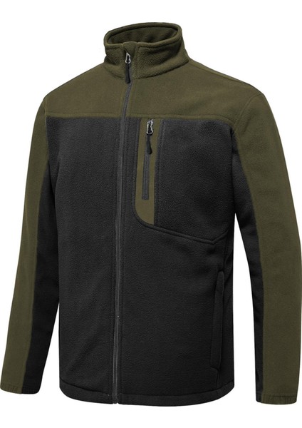 Erkek Antipilling Thermal Garnili Tam Fermuarlı Polar Ceket