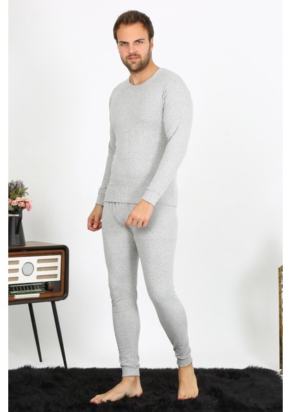 Erkek Pamuk Gri Içlik Takım 19103
