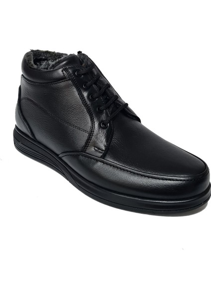 Erkek Deri Içi Kürklü Bağcıklı Fermuarlı Kaymaz Taban Günlük Bot 203 fiyatları