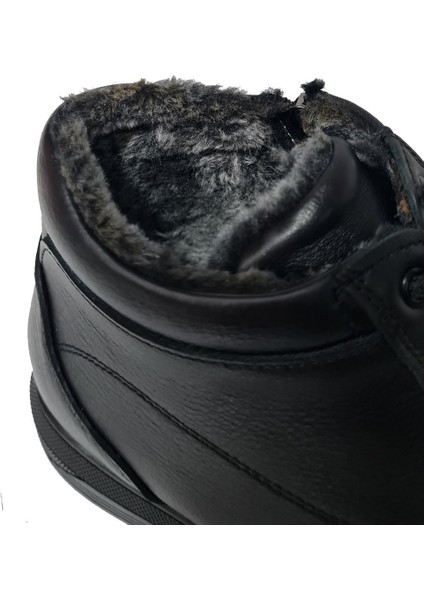 Erkek Deri Içi Kürklü Bağcıklı Fermuarlı Kaymaz Taban Günlük Bot 203 fırsatları