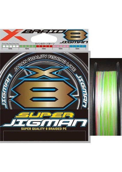 Super Jigman Pe X8 300M 20LB 0,165MM