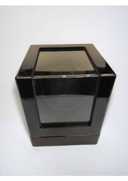 Otomatik Saat Kurma Kutusu, Watch Winder Piano Black Tekli