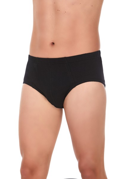 Süprem Erkek Kom Slip Siyah 6 Adet