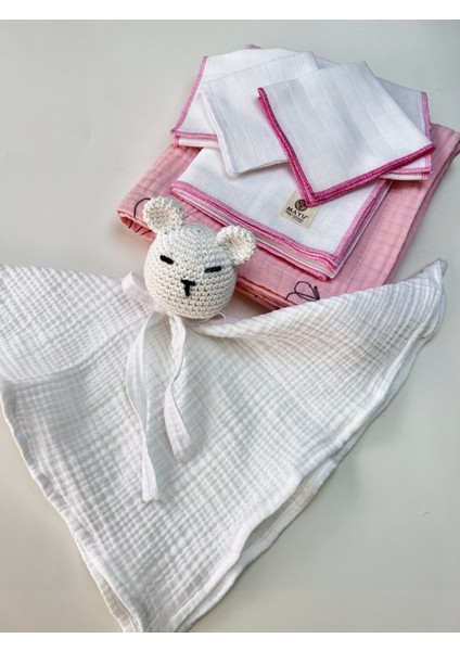 Müslin Bebek Battaniyesi ve Amigurami Uyku Arkadaşlı Bebek fiyatları