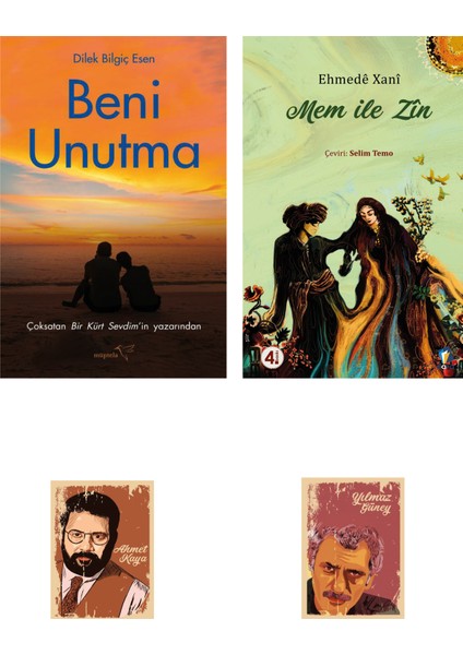 Beni Unutma - Mem ile Zin - 2 Kitap + Not Defterli Set