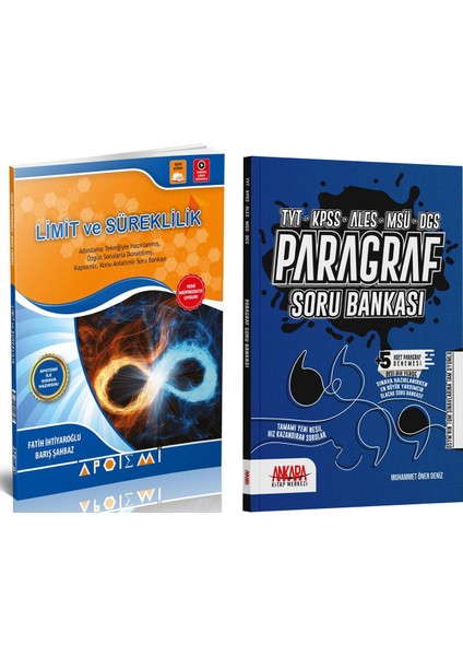 Paragraf - Apotemi Yayınları Limit Süreklilik Soru Bankası Seti 2 Kitap