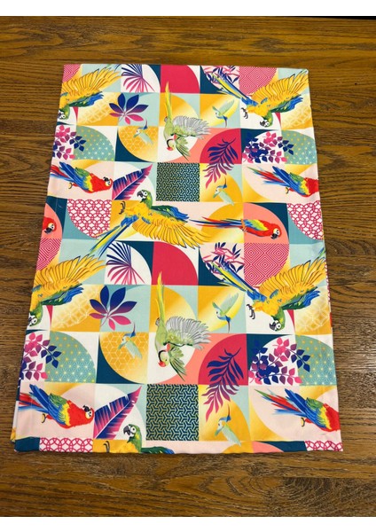 Tuğçe Demir Home Design Fayans Papağan Desen Runner Supla Set