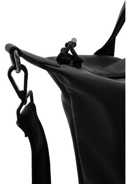 Erkek Basic Seyahat Çantası Desenli Kanvas Kumaş Siyah 116024 fırsatları