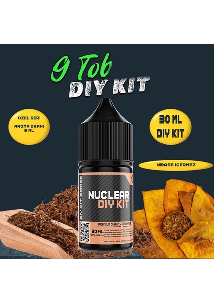G Tob. 30 60 100 ml Dıy Kit Gıda Aroması ( 6 ml Aroma Içerir )