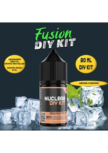 Nuclear Kimya Fusion 30 60 100 ml Dıy Kit Heisenberg Gıda Aroması ( 6 ml Aroma Içerir )