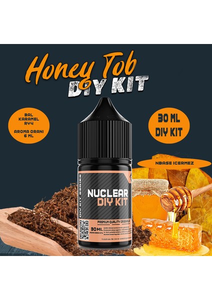Honey Tob 30 60 100 ml Dıy Kit Gıda Aroması ( 6 ml Aroma Içerir )