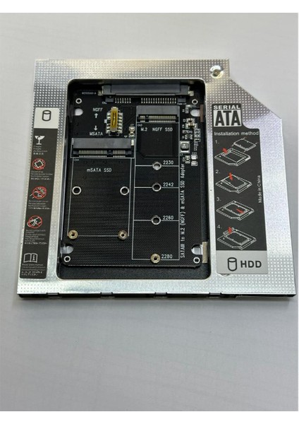 M2 Ngff SSD 9.5 mm HDD Kızak Ngff SSD 9.5 mm HDD Caddy Çevirici Nvme SSD Lere Olmaz