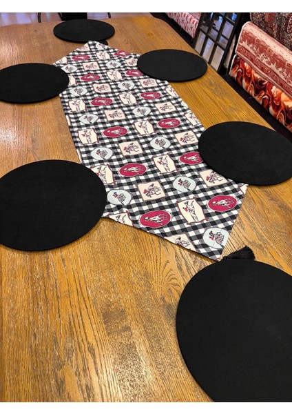 Tuğçe Demir Home Design Jokey Desen Runner Supla Set