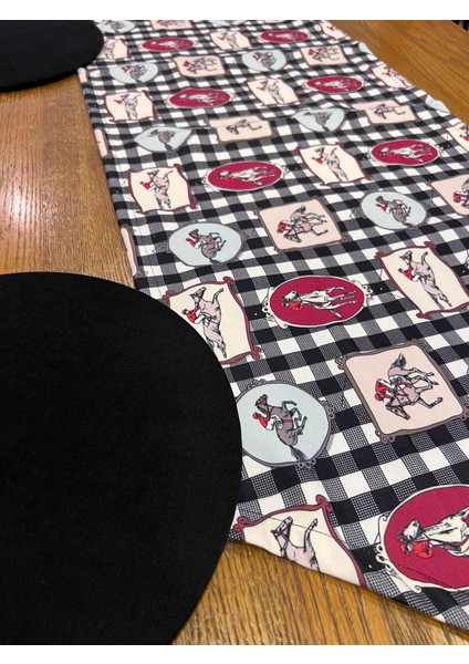 Tuğçe Demir Home Design Jokey Desen Runner Supla Set