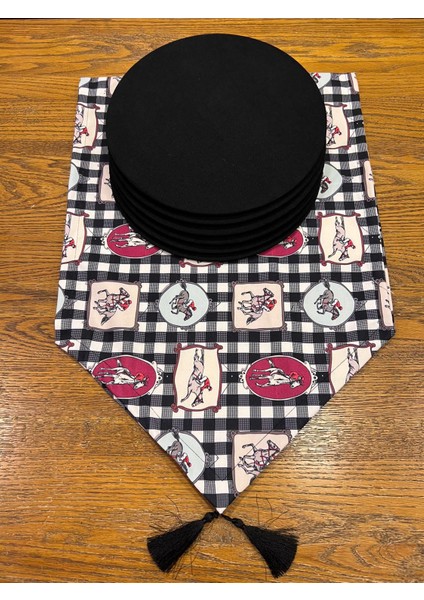 Tuğçe Demir Home Design Jokey Desen Runner Supla Set