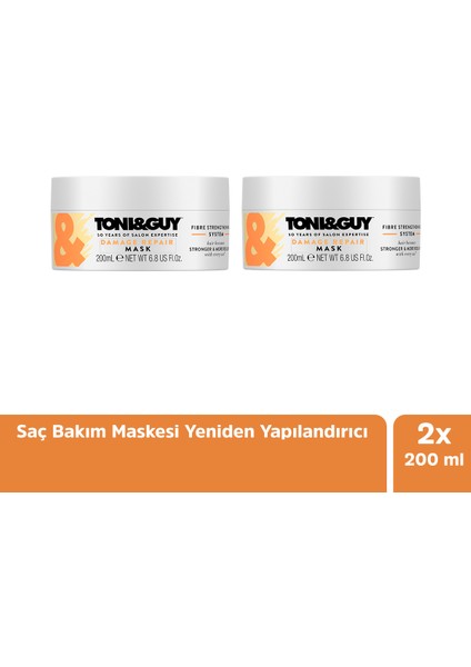 Saç Bakım Maskesi Yeniden Yapılandırıcı 200 ml x 2