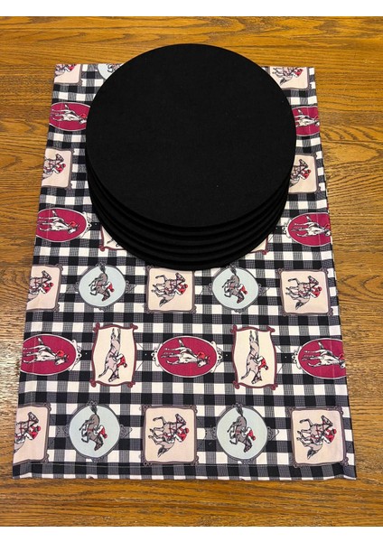 Tuğçe Demir Home Design Jokey Desen Runner Supla Set