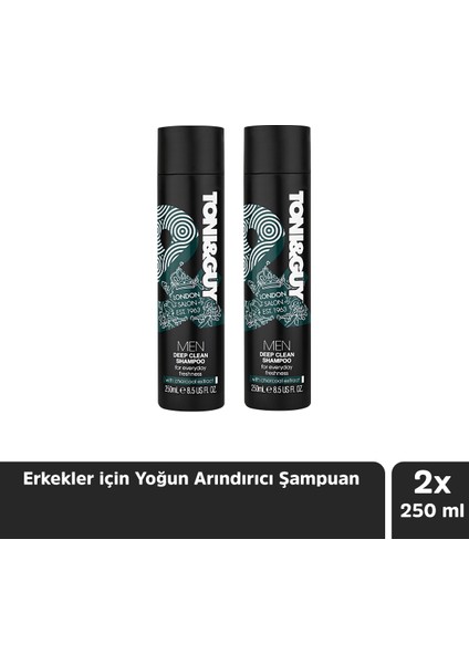 Erkekler İçin Yoğun Arındırıcı Şampuan 250 ml x 2
