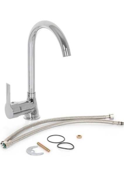 Kca Ağır Gövde Mutfak Eviye Bataryası Garantili Çift Su Girişli fırsatları