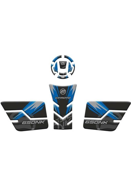 Cf Moto 650 Nk 2022 - 2024 Uyumlu Tank Pad Set 002