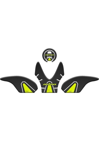 Rks R250 2022 - 2024 Uyumlu Tank Pad Set 005