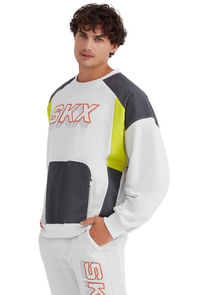 S232277 M Lw Fleece Crew Neck Sweat Erkek Sweatshirt modelleri