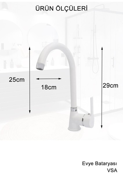 Beyaz Robot Yağmurlama Duş Seti Banyo Mutfak Lavabo Bataryası Pirinç Musluk Seti modelleri