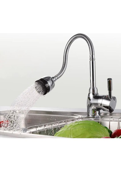 Kca Krom Oynar Borulu2 Fonksiyonlu Mutfak Eviye Bataryası Musluğu