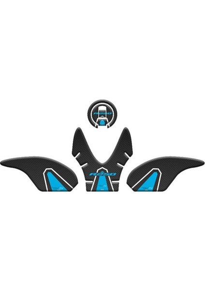 Rks R250 2022 - 2024 Uyumlu Tank Pad Set 006