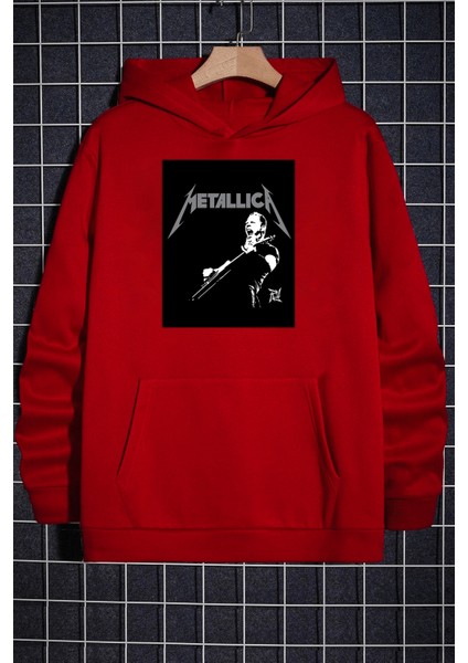 Only Trendwear Metalica Baskılı Oversize Sweatshirt