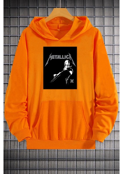 Only Trendwear Metalica Baskılı Oversize Sweatshirt