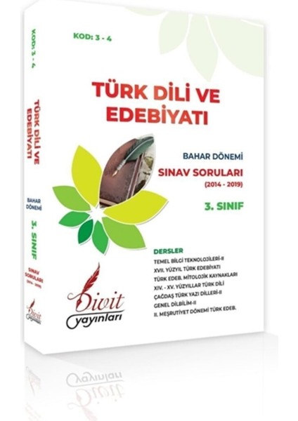 Aöf Türk Dili ve Edebiyatı 2 ve 3 Sınıf 4 ve 6 Dönem (Bahar) Çıkmış Sorular