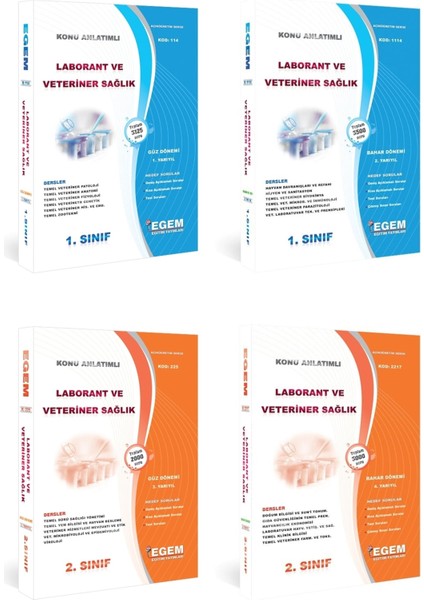AÖF Laborant ve Veteriner Sağlık 1 ve 2. Sınıf Güz ve Bahar Dönemi Anlatımlı Soru